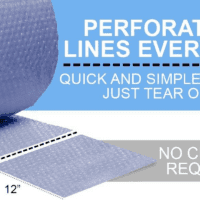 Large Roll of 90 Feet of Recycled Medium Bubble Wrap for Packing, Moving and Shipping for Your Business Essentials. Eco Friendly and Made from 90% Post-Consumer Materials by - Image 5