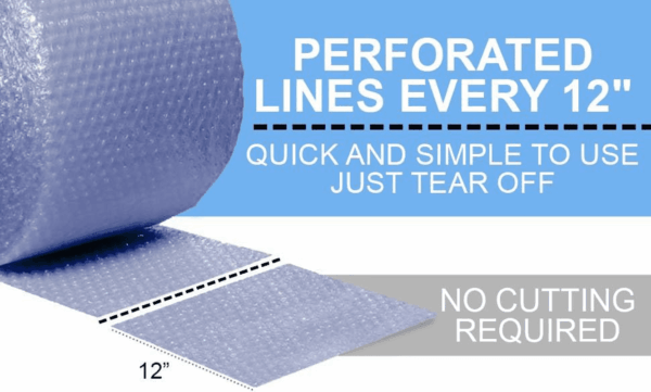 Large Roll of 90 Feet of Recycled Medium Bubble Wrap for Packing, Moving and Shipping for Your Business Essentials. Eco Friendly and Made from 90% Post-Consumer Materials by - Image 5