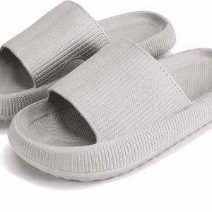 Cloud Slippers for Women and Men, Pillow House Slippers Shower Shoes Indoor Slides Bathroom Sandals, Ultimate Comfort, Lightweight, Thick Sole, Non-Slip, Easy to Clean