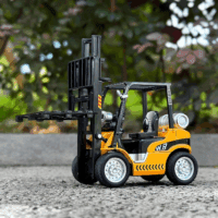 Forklift Toys for Kids Construction Truck Forklift,Metal Diecast Forklift Toy,Pull Back Fork Lift Toy with Lights and Sounds,Toy Forklift with Liftable Design,Forklift for Kids Age 3 and Up - Image 5