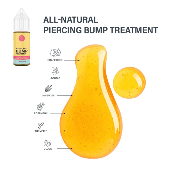 Piercing Keloid Bumps Shrinking Duo | Piercing Bump Treatment (.5Oz) + Keloid Bump Removal Gel (2Oz) | Keloid Scar Removal for All Scars, Keloids & Piercing Bumps - Image 8
