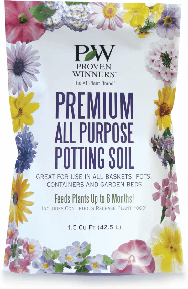 Premium All Purpose Potting Soil, 1.5 Cu. Ft. Bag, Black