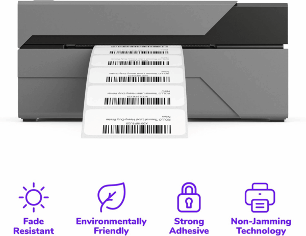 Direct Thermal 2X1 Barcode Labels - Roll of 1,000 Thermal Labels (Commercial Grade) - Image 4