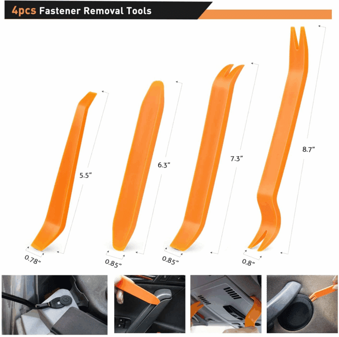 - GRC-33 240PCS Bumper Retainer Clips Car Plastic Rivets Fasteners Push Retainer Kit Most Popular Sizes Auto Push Pin Rivets Set -Door Trim Panel Fender Clips for GM Ford Toyota Honda Chrysler - Image 6