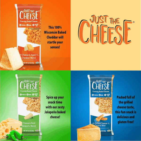 Cheese Crisps | High Protein Baked Keto Snack | Made with 100% Real Cheese | Gluten Free | Low Carb Lifestyle | CHEESE & AGED CHEDDAR BLEND, 0.8 Ounces (Pack of 10) - Image 6