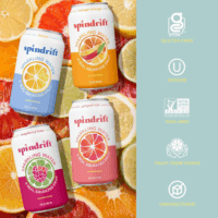 Sparkling Water, 4 Flavor Variety Pack, Made with Real Squeezed Fruit, 12 Fl Oz (Pack of 20) - Image 3