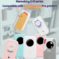 D30 Thermal Self-Adhesive Label, 3/8" X 1 1/2" (12Mm X 40Mm) 160 Labels/Roll,  D30 Label Tape Compatible with D30 Label Printer, Suitable for Home, School, Black on White, 3 Roll - Image 3
