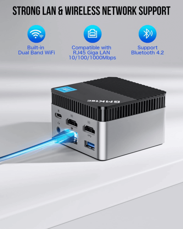 Mini PC N97 Preinstalled Windows 11 Pro, G5 Micro Desktop Computer, 12Th Gen Intel Alder Lake N97 (Up to 3.60Ghz) 12GB DDR5 256GB Hard Drive for Business, School, Office - Image 5