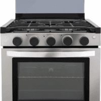 RV Stove Gas Range 21" Tall | 6500 and 8000 BTU Three Burner | 7100 BTU Oven with 1.8 Cu. Ft Capacity | Black or Stainless Steel Finish (Silver Version B, No Vented Range Hood) - Image 7