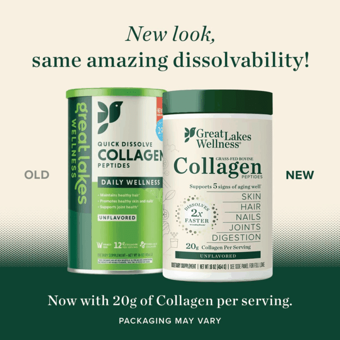 Collagen Peptides Powder for Skin, Hair, Nails, Joints & Digestion - Unflavored - Quick Dissolve Hydrolyzed, Non-Gmo, Keto, Kosher - 16Oz - Image 4