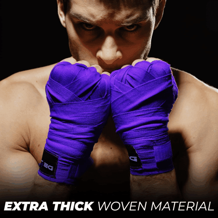 DEFY Professional 180 Inch Hand Wraps for Boxing Muay Thai MMA Elastic Bandages for Men & Women -Pair - Image 5