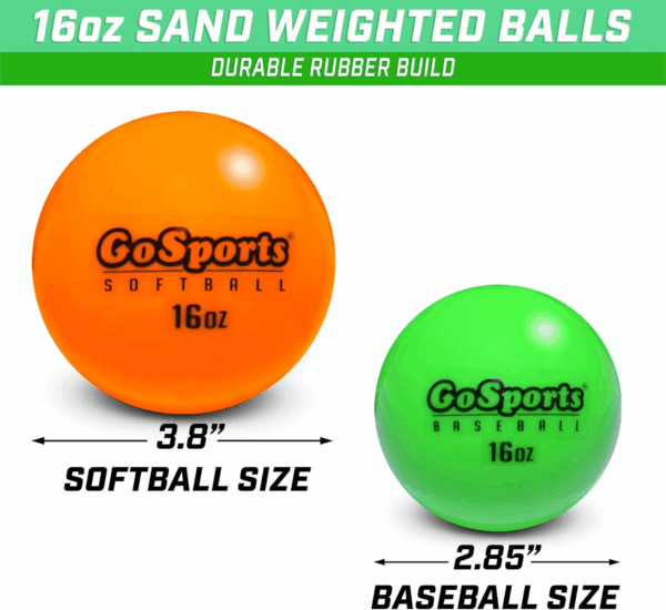 Weighted Training Balls - Choose Baseball or Softball - Hitting & Pitching Training for All Skill Levels - Improve Power and Mechanics - Image 3
