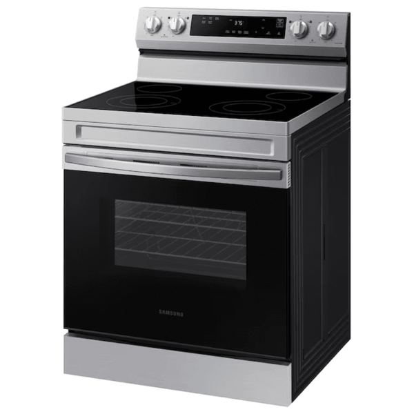 30-In Glass Top 4 Burners 6.3-Cu Ft Freestanding Electric Range ( Stainless Steel ) - Image 6