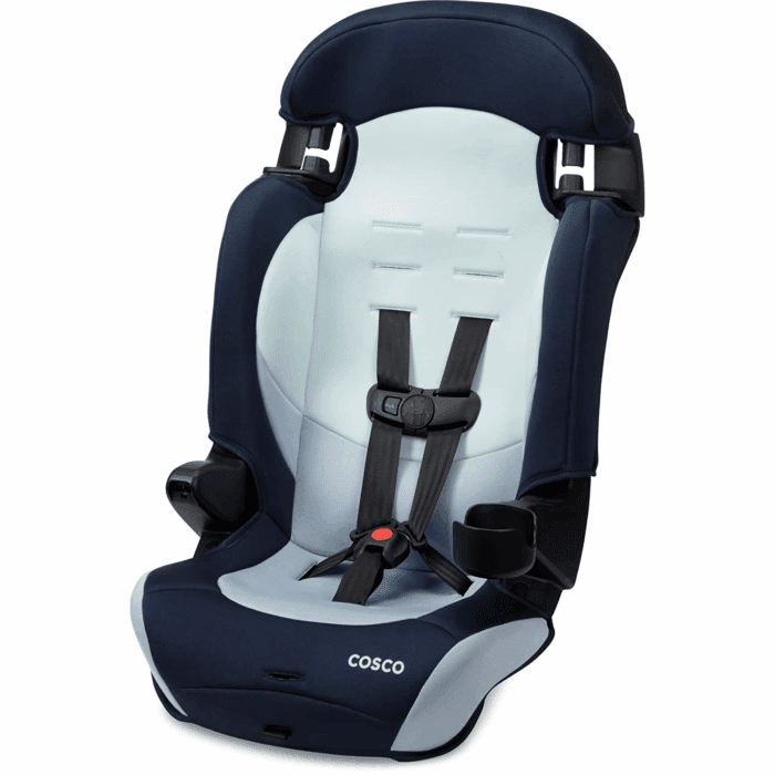 Kids Finale DX 2-In-1 Booster Car Seat, Forward Facing Toddler Car Seat (30-65 Lbs) and Belt Positioning High Back Booster Seat (40-100 Lbs), Rainbow