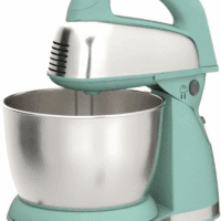 Classic Stand and Hand Mixer, 4 Quarts, 6 Speeds with Quickburst, Bowl Rest, 290 Watts Peak Power, Blue (64658) - Image 4