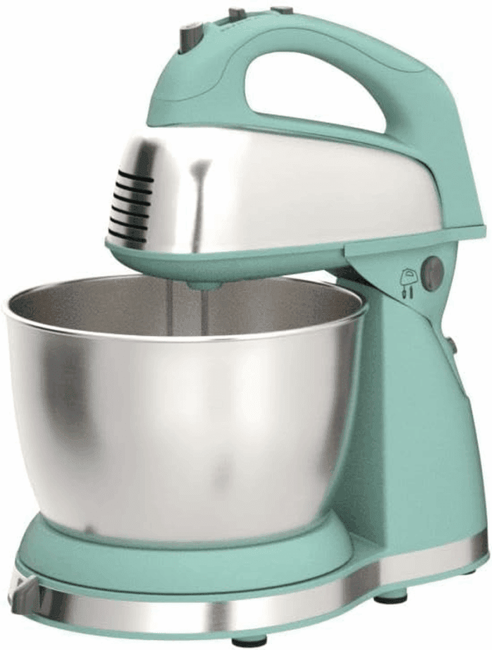 Classic Stand and Hand Mixer, 4 Quarts, 6 Speeds with Quickburst, Bowl Rest, 290 Watts Peak Power, Blue (64658) - Image 4