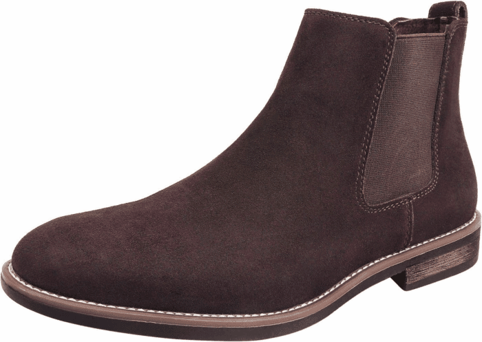 Men'S Suede Leather Chelsea Ankle Boots