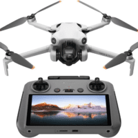 Mini 4 Pro ( RC 2), Drones with Camera for Adults 4K, under 0.549 Lbs/249 G, 34 Mins Flight Time, 20Km Max Video Transmission Distance, Omnidirectional Vision Sensing, Mini Drone for Beginners