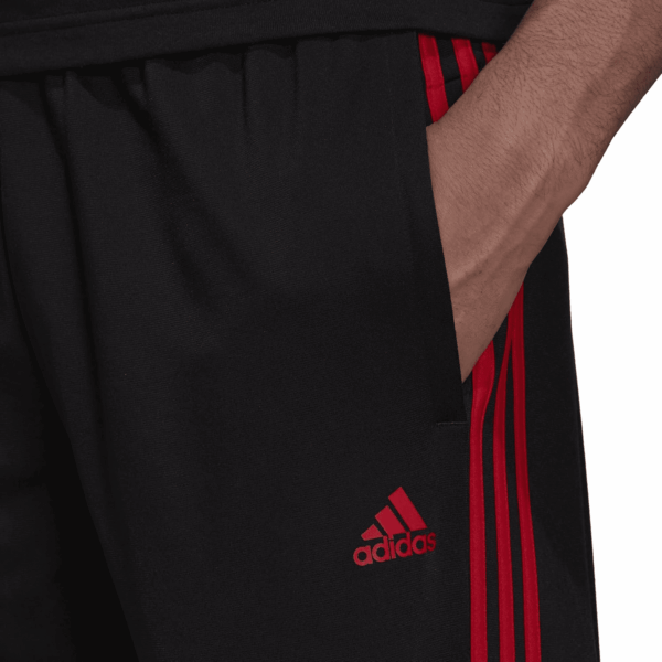 Men'S Essentials Warm-Up Open Hem 3-Stripes Tracksuit Pants - Image 4