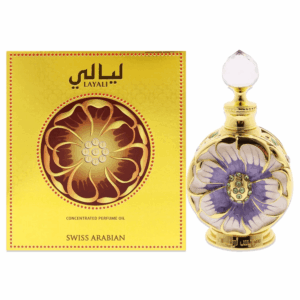 Layali - Luxury Products from Dubai - Long Lasting and Addictive Personal Perfume Oil Fragrance - a Seductive Signature Aroma - 0.5 Oz