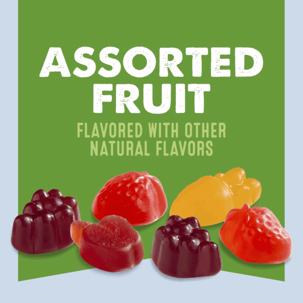 Fruit Flavored Snacks, Easter Basket Stuffers, Assorted Fruit, Gluten Free, Family Pack, 40 Ct, 32 Oz - Image 3