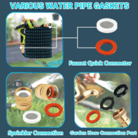 233 Pcs Plumbing and Faucet Washers Assortment Kit for Assorted Spigot Water Hose Bib outside Garden Faucet Splitter Gasket Leak Plumbes Valve Stem Worn Out Repair - Image 7