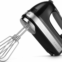 9-Speed Digital Hand Mixer with Turbo Beater II Accessories and Pro Whisk - Onyx Black & Variable Speed Corded Hand Blender KHBV53, Onyx Black - Image 3
