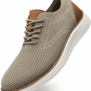 Men'S Casual Dress Sneakers Oxfords Business Mesh Breathable Walking Shoes Tennis Comfortable