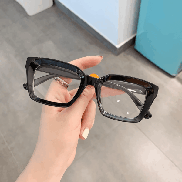 Classic Thick Square Frame Clear Lens Glasses for Women Men Non Prescription Eyeglasses - Image 9
