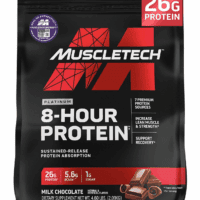 Platinum 8-Hour Protein Powder - 7 Premium Protein Sources with Whey & Casein Protein for Increased Lean Muscle, Strength & Improved Recovery - Milk Chocolate, 50 Servings