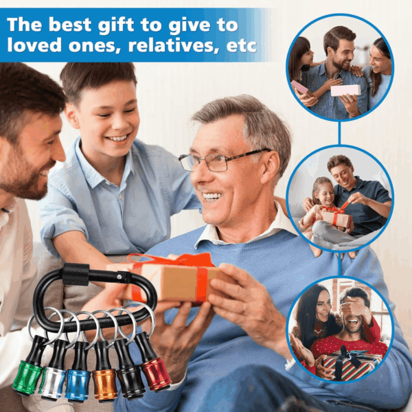 12PCS Bit Holders 1/4 Socket, Hex Shank Screwdriver Bit Holder for Impact Driver Drill Bit Keychain Extension Bar Quick Release Easy Change, Screwdriver Bit Holders for Tools & Home Improvement Gift - Image 4