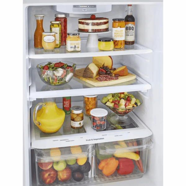 20.2-Cu Ft Top-Freezer Refrigerator ( White ) ENERGY STAR Certified - Image 12