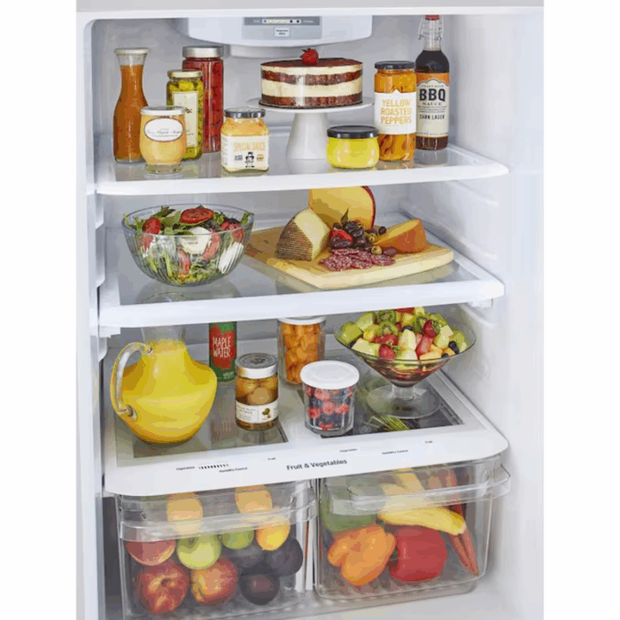 20.2-Cu Ft Top-Freezer Refrigerator ( White ) ENERGY STAR Certified - Image 12