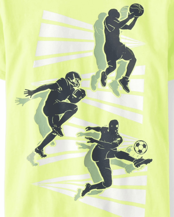 Boys' Sports Short Sleeve Graphic T-Shirts, Multipack - Image 4