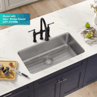 Dex 33-Inch Undermount 16 Gauge Stainless Steel Single Bowl Kitchen Sink, KA1US33B - Image 2