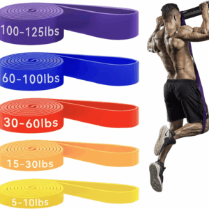 Pull up Assistance Bands Set of 5 - Resistance Bands for Working Out, Stretching, Physical Therapy, Muscle Training