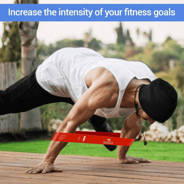 Resistance Bands Set for Men and Women, Pack of 5 Different Levels Elastic Band for Home Gym Long Exercise Workout – Great Fitness Equipment for Training, Yoga – Free Carrying Bag - Image 6