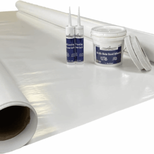 Extreme PVC RV Rubber Roof Kit | 8.5 Ft Wide X 5 Ft Long | RV Rubber Roof Membrane Kit | RV Camper Trailer Rubber Roof Repair | Motor Home Roof