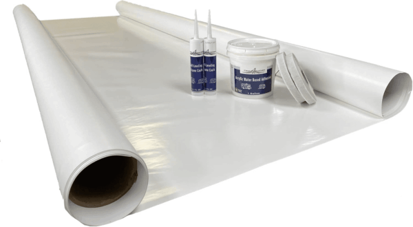Extreme PVC RV Rubber Roof Kit | 8.5 Ft Wide X 5 Ft Long | RV Rubber Roof Membrane Kit | RV Camper Trailer Rubber Roof Repair | Motor Home Roof