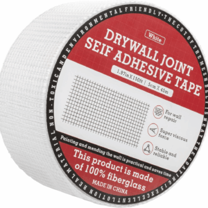 Drywall Joint Tape, Fiberglass Mesh Tape for Drywall Repair,1.97“×150 Ft Self-Adhesive Drywall Mesh Tape for Sheetrock Crack Repair