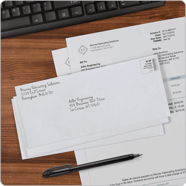 #10 Security Envelopes, 500/Box, No Window, 4-1/8 X 9-1/2 Inches, Release & Seal Self Seal, White (COLO151) - Image 7