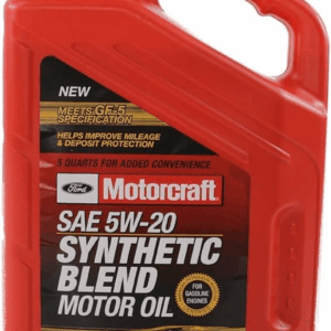 Genuine  Accessories (XO-5W20-5QSP) SAE 5W-20 Premium Synthetic Blend Motor Oil - 5 Quart