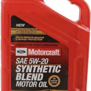 Genuine Accessories (XO-5W20-5QSP) SAE 5W-20 Premium Synthetic Blend Motor Oil - 5 Quart