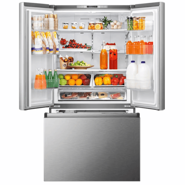 Pureflat Standard-Depth 26.6-Cu Ft 3 -Door French Door Refrigerator with Ice Maker with Water Dispenser ( Fingerprint Resistant Stainless Steel ) ENERGY STAR Certified - Image 3