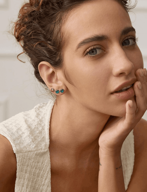 12 Pairs Silver Earrings Surgical Steel Earrings Women'S Earrings Hypoallergenic Earrings Set Men'S Earrings 12 Colors Cubiczirconia Studs Earrings - Image 4