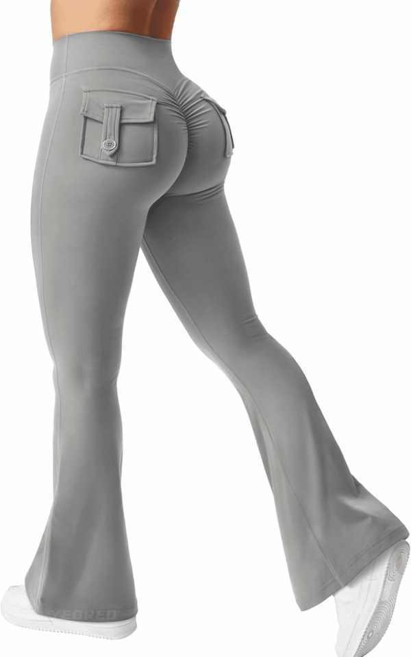 Flare Leggings with Pockets for Women Brittany Leggings Workout Leggings for Women Butt Lifting Gym Yoga Leggings