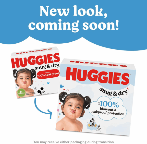 Size 2 Diapers, Snug & Dry Baby Diapers, Size 2 (12-18 Lbs), 100 Count, Packaging May Vary - Image 2