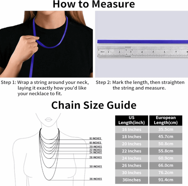 925 Sterling Silver 1Mm & 0.8 Italian Box Chain Necklace 16" - 30" with Silver Polishing Cloth/Dainty & Sturdy Necklace for Women Available in 15 Lengths - Image 5