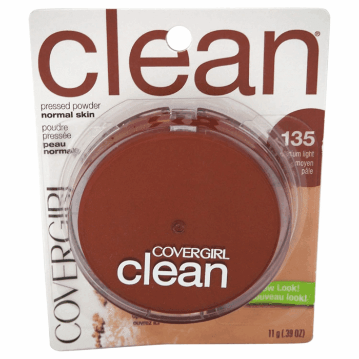 Clean Pressed Powder, 135 Medium Light