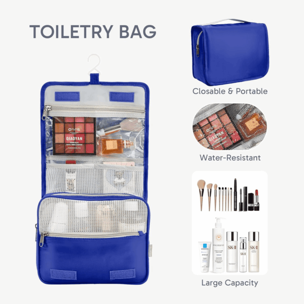 ALL INCLUDED 10 Set Durable Packing Cubes for Suitcases, Essentials for Travel, UPGRADED Anti-Tear Stitching, NEW Improved Luggage Packing Organizers for Travel Accessories (Klein Blue) - Image 3